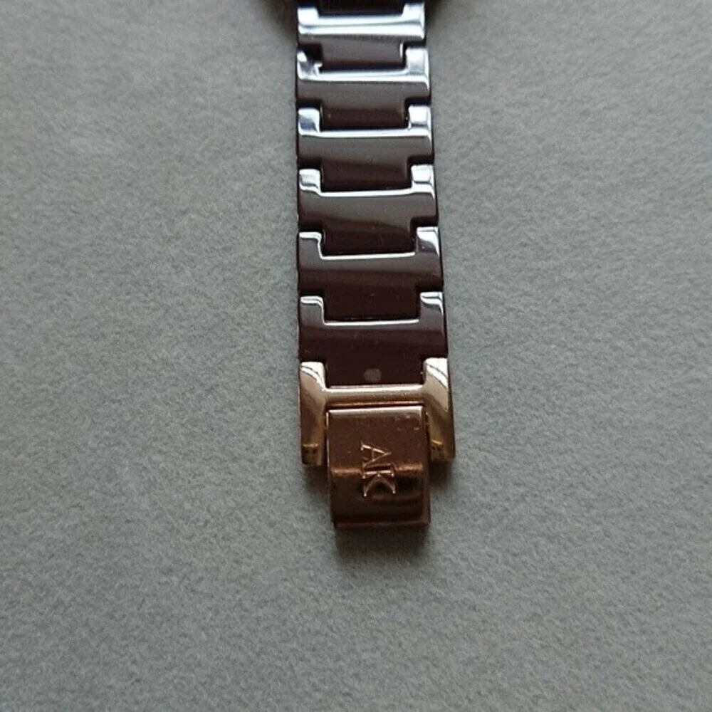 Bronze tone with crystals Anne Klein watch